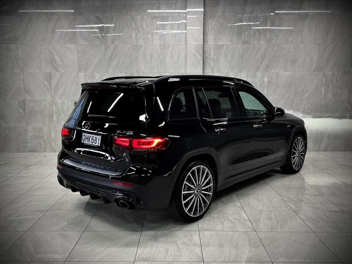 Mercedes-AMG GLB 35 black — wedding party vehicle Christchurch